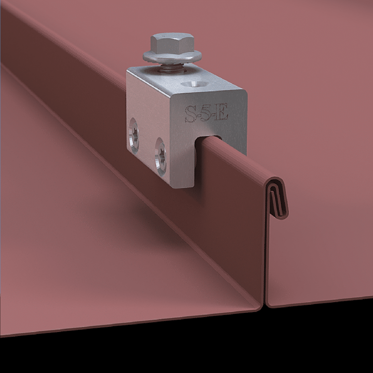 S-5! S-5-E Clamp for Double Folded Standing Seam Roof Profiles