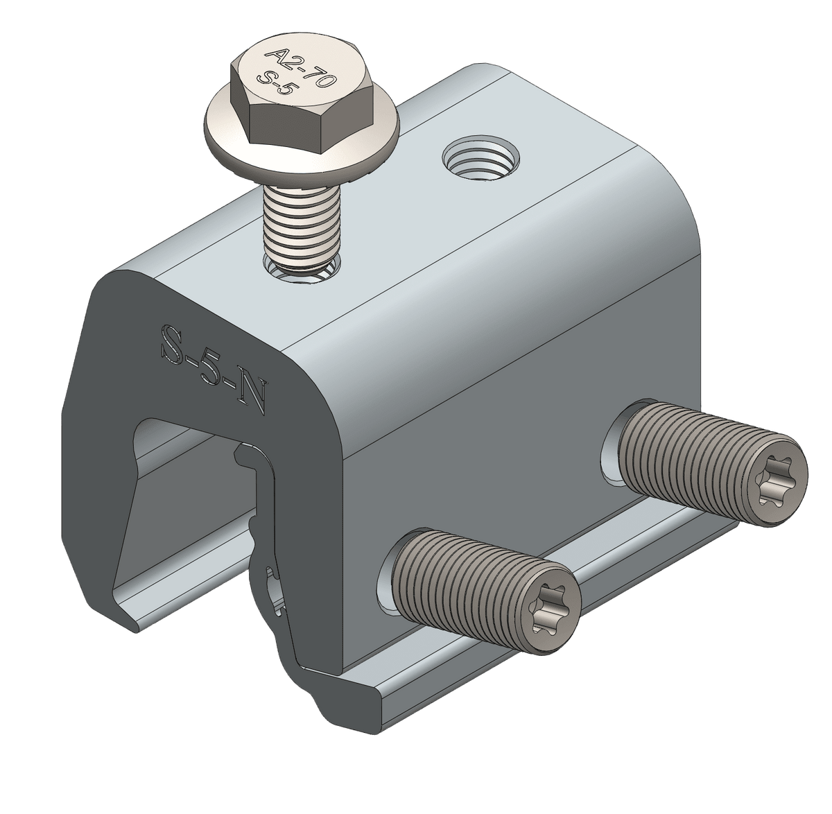 S-5! S-5-N Clamp for 1" Nail Strip Metal Roof Profiles