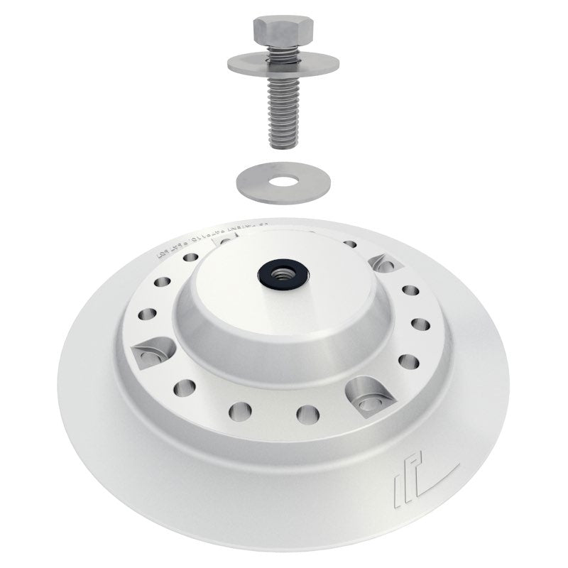IronRidge Flat Roof Attachment, Mill – FRA-BASE-01-M1