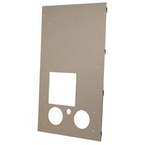 MidNite Solar MNErightdoorSTM Gray Steel Right Hand Hinge Door for Wide Magnum Chassis - AltE Store