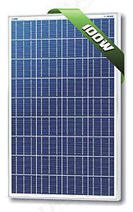 Solarland SLP100-12U Multicrystalline 100 Watt 12 Volt Solar Panel - AltE Store