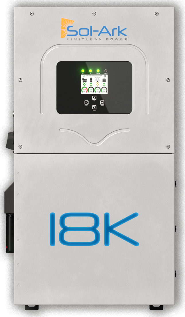 Sol-Ark 18K Hybrid All-in-One Inverter – 18K-2P-N