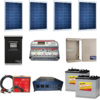 Off-Grid Cabin package 3 - 240W - SolarWorld Modules