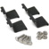 IronRidge XR End Clamp Kit (4 Pack) A - Black