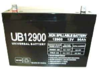 Universal Ub12900 12V, 90Ah (20Hr) Sealed Agm Batt