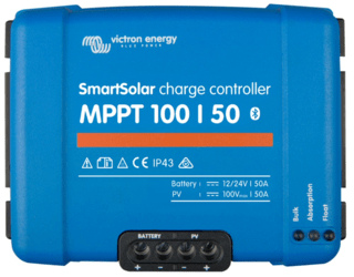 Victron Energy Smart Solar MPPT Charge Controller, 100V, 50A, with bluetooth