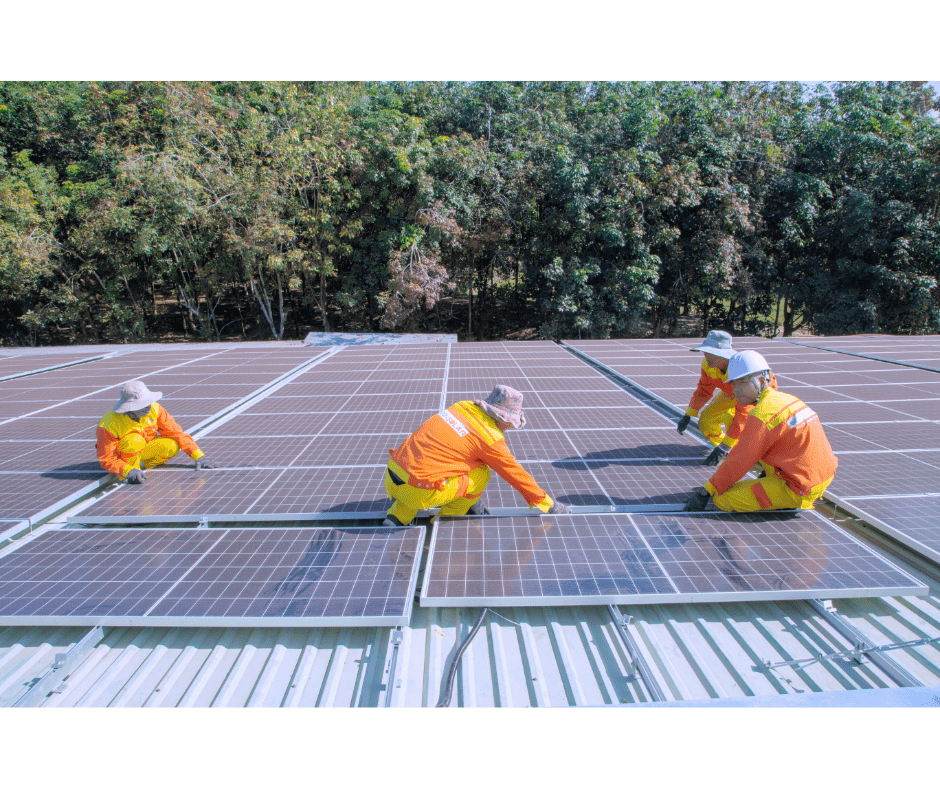 Installing rooftop solar panels