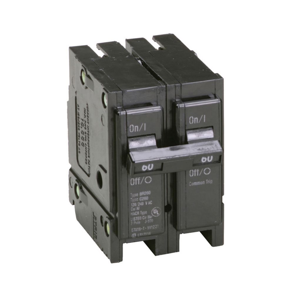 Eaton BR260	TYPE BR BREAKER 60A/2 POLE 120/240V - Eaton