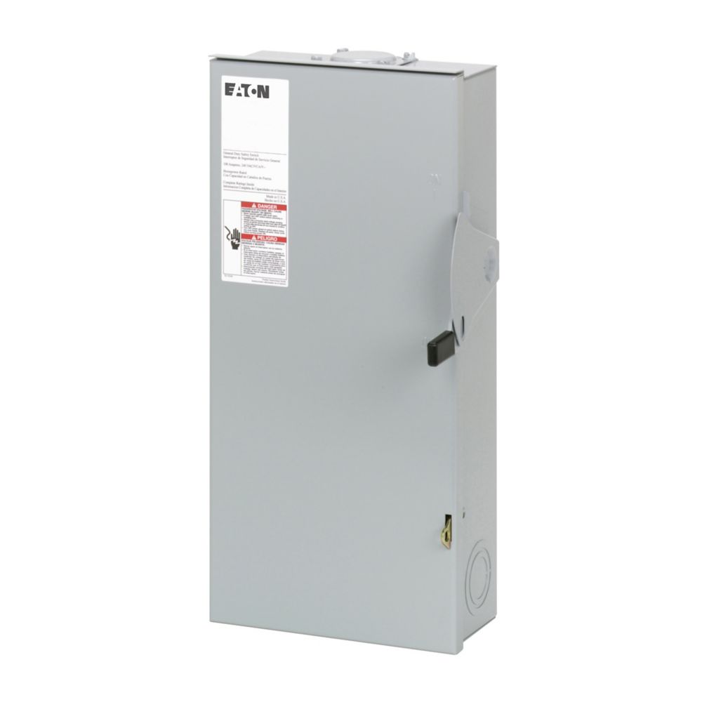 Eaton DG323NRB Non-Fusible 100 amp 240Vac Outdoor Disconnect Safety Switch - Eaton