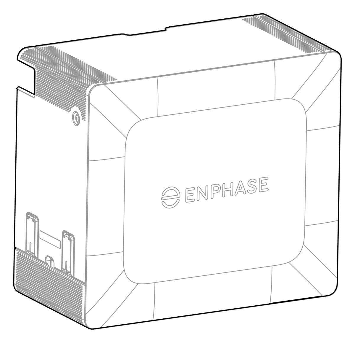Enphase IQ Battery 10C ID Cover with Interconnect Wiring – B10C-NC-0708-O