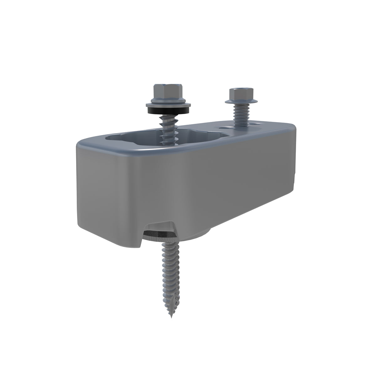 IronRidge QuickMount BUG Conduit Mount, Mill – QM-BUG-01-M1