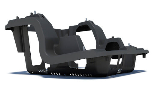 IronRidge BX Ballasted Chassis, 10° Tilt, Flat Roof – BX-10D-P1