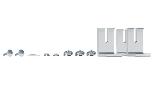 IronRidge BX Flat Roof Mounting Assembly with L-Feet – BX-MA-FRA-M1