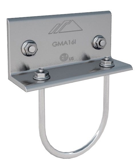 IronRidge Ground Mount Bonded Rail Connector, 2" Pipe – GM-BRC2-01-M1