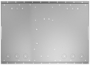 MidNite Solar MNBACKPLATE 16 Gauge Gray Steel Back Plate For One or Two EPanels - AltE Store