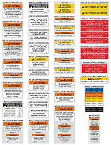PV Labels 05-510 Value Pack 55 PCS (NEC2014) - AltE Store