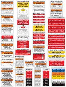 PV Labels 05-520 VALUE PACK 85 pcs (2020 NEC) - AltE Store