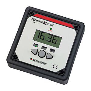 Morningstar SSD-25RM SunSaver Dual Battery 25 Amp 12 Volt Solar Charge Controller & Digital Meter - AltE Store