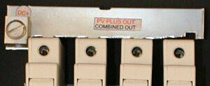 Midnite MNPV6-FUSE-BUSBAR Fuse Busbar Four Terminal - AltE Store