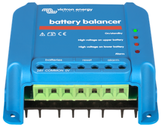 Victron Energy Battery Balancer 18V Per Battery, 36V Total, Blue, Aluminum