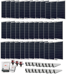 Grid-Tie 10.5kW Solar Power System with Fronius Inverter 