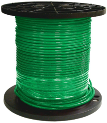 PV Wire by the Foot 10AWG, GREEN, 1000V