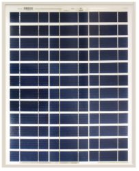 Ameresco Solar 40J 40W 12V Solar Panel with J-Box