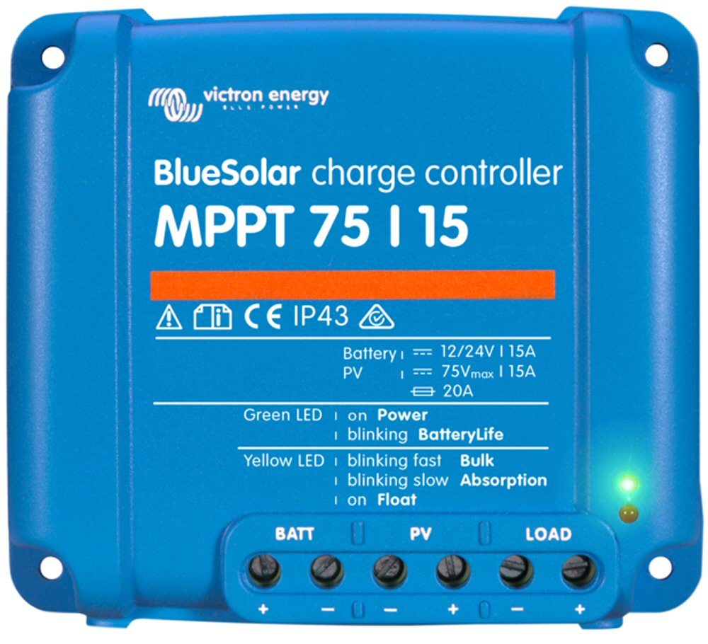 Victron BlueSolar MPPT Charge Controller - 75V - 15Amp