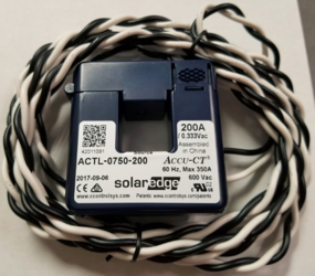 SolarEdge 200A Current Transformer for Electricity Meter