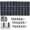 Schneider Home Grid Tied Battery Backup System with 24 solar panels and two KiloVault HAB Battery - UL9540  