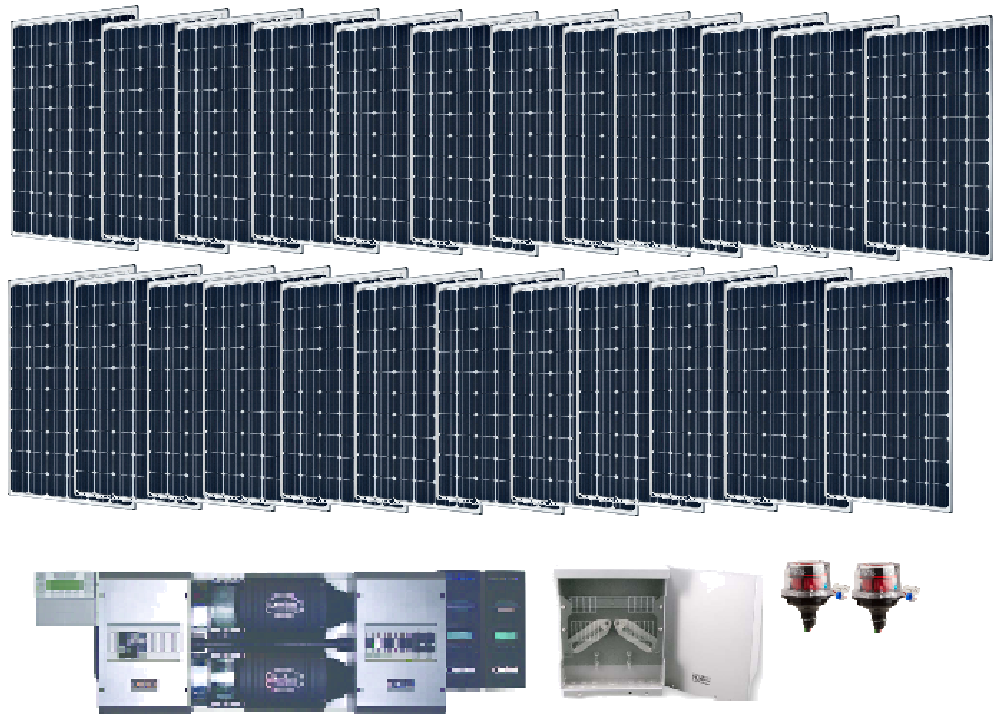 Off Grid 73kw Residential Solar Power System