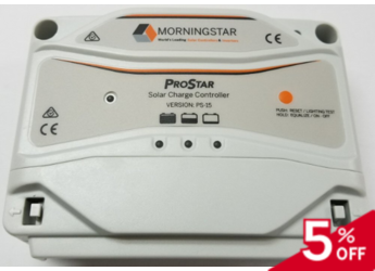 Morningstar ProStar PS-15 15A, Charge Controller without Display (12/24V) GEN3