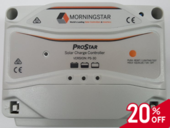 Morningstar ProStar PS-30 30A PWM Charge Controller without Display GEN 3