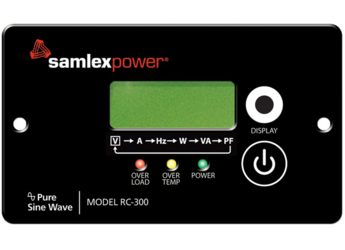 Samlex RC-300 Remote Control for PST 1500,2000,3000 Inverters