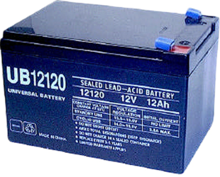 Universal UB12120 12V, 12AH (20HR) Sealed AGM