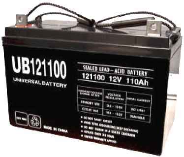  12V 100Ah AGM Sealed Lead Acid Battery UB121000 Group 27 :  Automotive