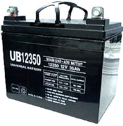 Echt toevoegen aan Grote hoeveelheid Universal Ub12350 12V, 35Ah (20Hr) Sealed Agm Batt altE